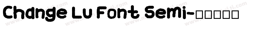 Change Lu Font Semi字体转换